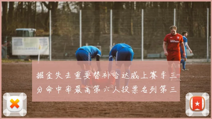 掘金失去重要替补哈达威上赛季三分命中率最高第六人投票名列第三